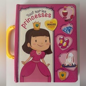 Livre en français Tout sur les princesses du